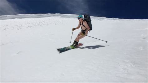 NAKED SKIING STEEP COULOIRS YouTube