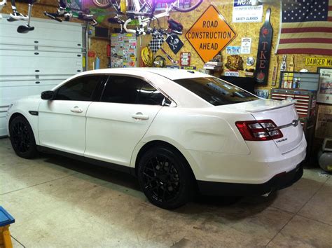2013 White Ford Taurus Sho Pictures Mods Upgrades Wallpaper
