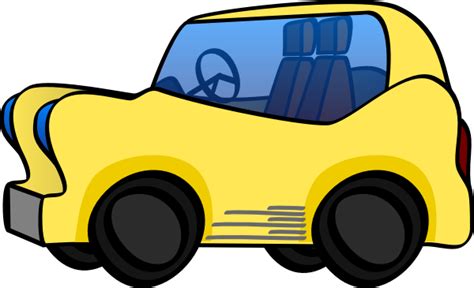 Yellow Cartoon Car Clip Art At Vector Clip Art Online