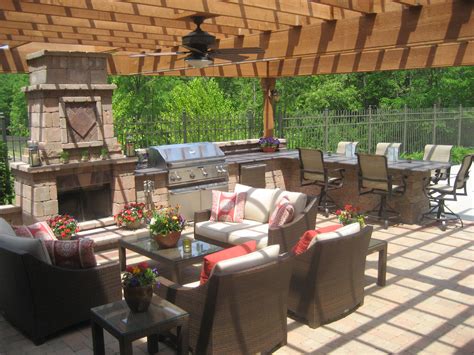 Backyard Patio Ideas With Grill Welcome To Our Massive Patio Design