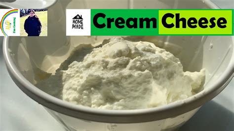 How To Make Cream Cheese Homemade Cream Cheese Using Milk 2 Simple Ingredients Youtube