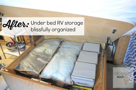 After Under Bed Rv Storage Blissfully Organized With Tidyliving