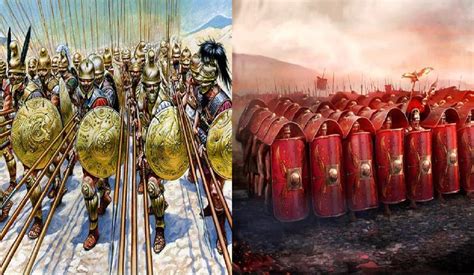 Greek Phalanx Vs Roman Legion A History Of The Most Powerful Military