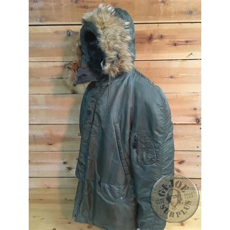 Parka Nylon N3b Us Air Force Extreme Cold Weather Usades Large PeÇa Unica