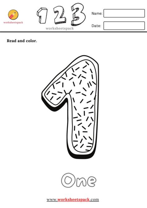 Numbers Coloring Worksheets 1 20 Free Printable