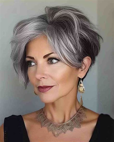 21 cutest pixie bob haircuts for women over 50 wanting a stylish short hairdo short silver