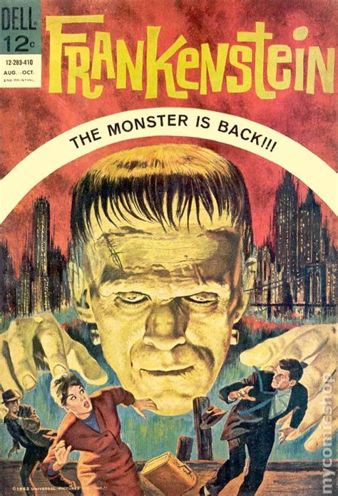 Frankenstein 1 Silver Age Dell Comics Dell Comic Old Comics Horror