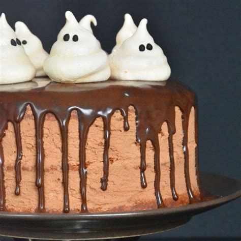 Gâteau Fantôme Au Chocolat Halloween Par Amour Des Bonnes Choses