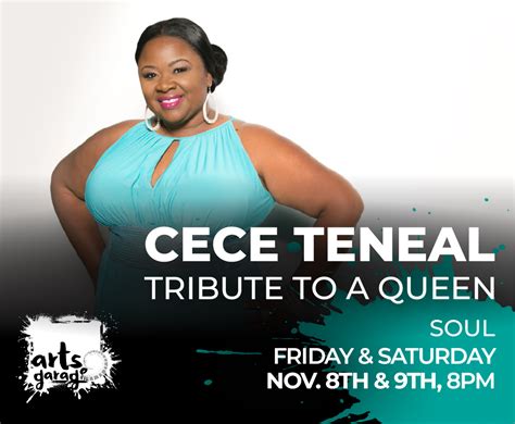 Cece Teneal Tribute To A Queen Friday Arts Garage