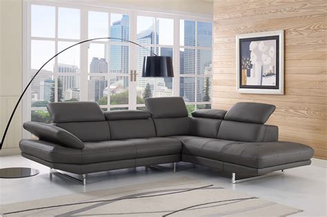Adjustable Advanced Italian Leather Corner Couch Huntington Beach