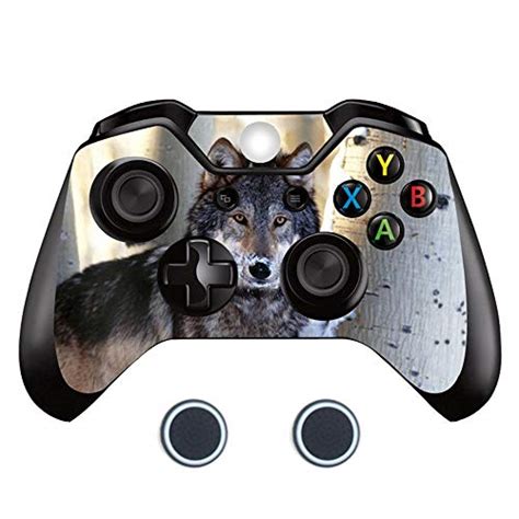 Sololife Wolf Xbox One Controller Skin With Two Silicone Thumb Grip