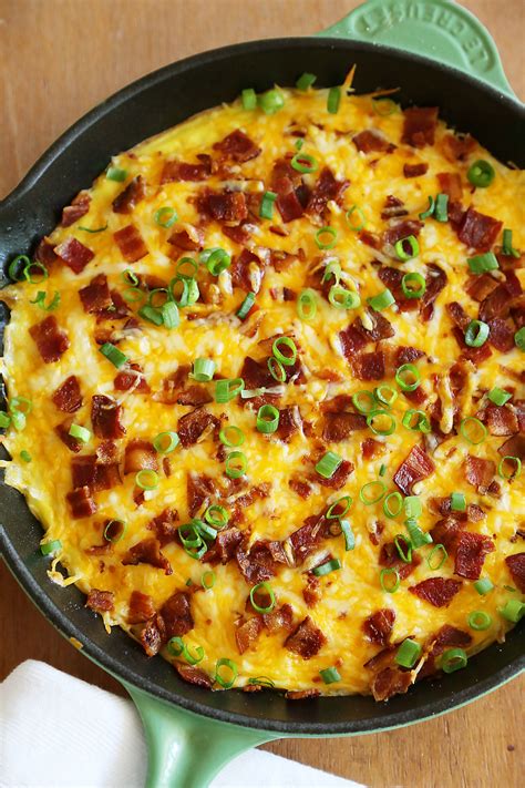 Cheesy Bacon Potato Frittata The Comfort Of Cooking