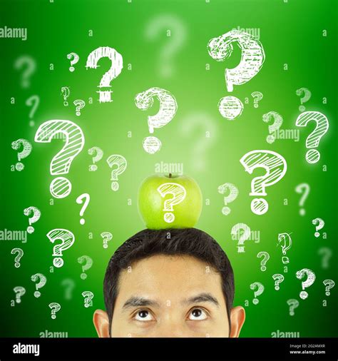Man Thinking Question Marks Hi Res Stock Photography And Images Alamy
