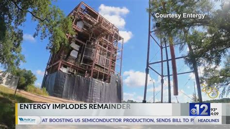 Entergy Mississippi Implodes Remainder Of Retired Power Plant Youtube