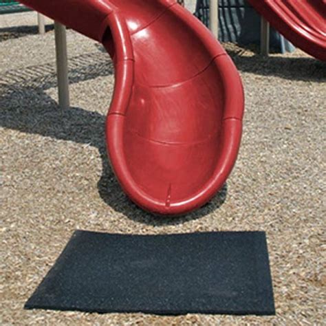 Playground Swing Mats 3x3 Ft Rubber Playground Slide Mats