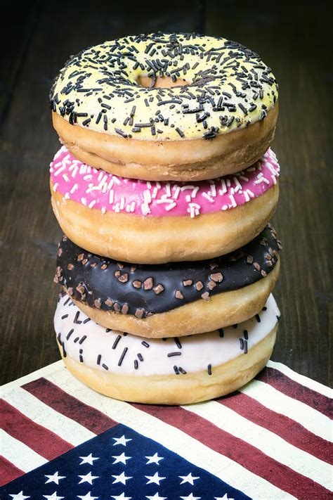 American Donuts Photograph By Jaroslav Frank