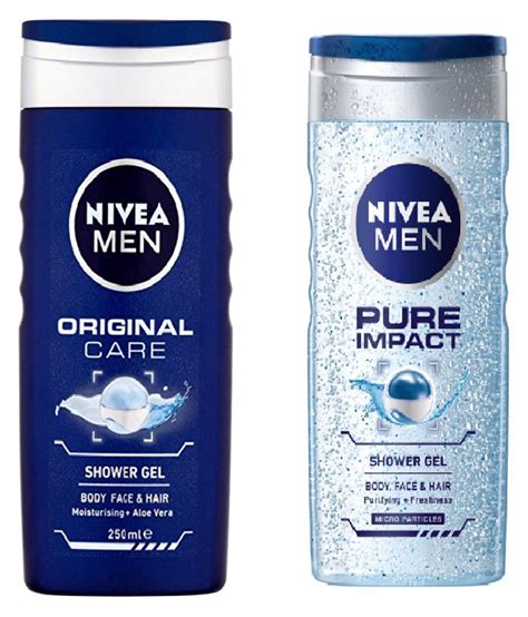 Nivea For Men Shower Gel 250 Ml Pack Of 2 Buy Nivea For Men Shower Gel