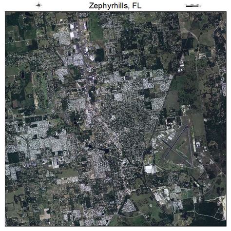 Aerial Photography Map Of Zephyrhills Fl Florida