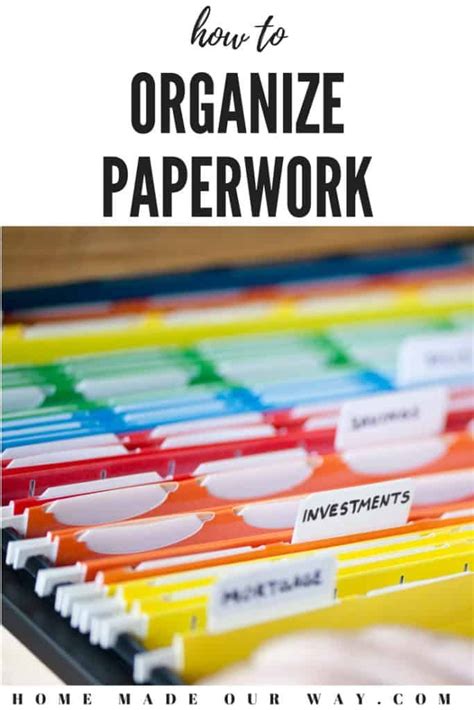 Paperwork Organization How To Declutter And Organize Your Documents