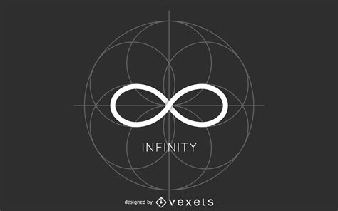 circle infinity logo template vector