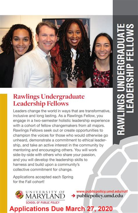 Ccjs Undergrad Blog Rawlings Undergraduate Leadership Fellows Program