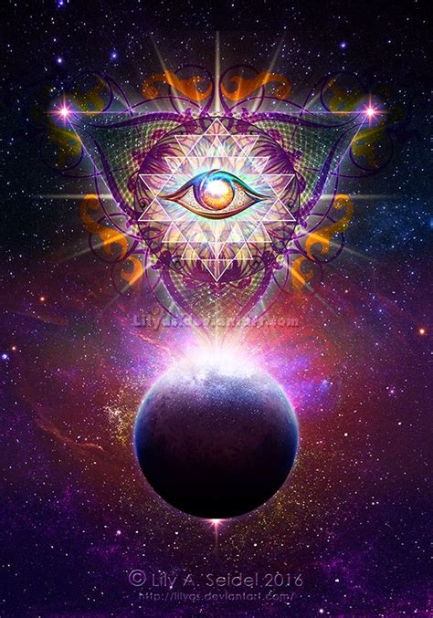 Cosmic Eye By Lilyas On Deviantart Sacred Geometry Art Consciousness