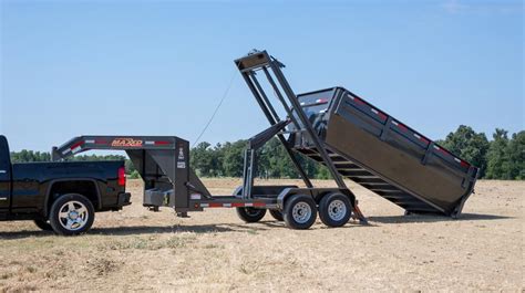 Roll on roll off carriers can handle almost all types of vehicles from motorcycles, cars, 4×4's, motorhomes and expedition trucks. MAXXD 14K Roll-Off Dump Gooseneck Trailer 14 Cubic Yards ...