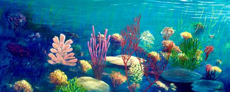 Great Barrier Reef Painting By Nigel Necklen Pixels