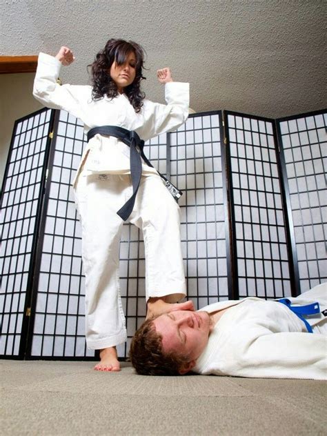 Pin By Sean M On Mixed Wrestling Domination Karate Girl Martial