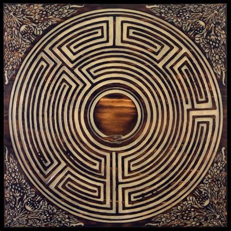 Ancient Symbols Labyrinth Greek Art