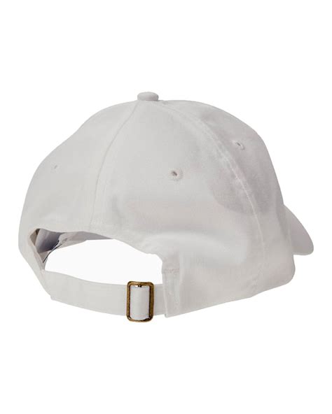Big Accessories Bx001 6 Panel Brushed Twill Unstructured Cap