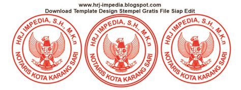 Contoh Stempel Notaris Stempel Notaris Png Contoh Stempel Notaris