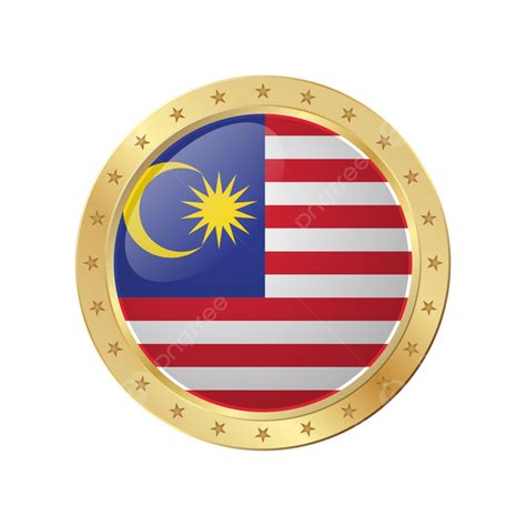 Bulan Dan Bintang Bendera Malaysia Png Bendera Malaysia Png Vector Psd