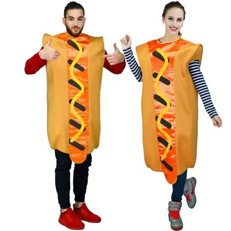 ☼♟ Spoof Hot Dog Costume Cosplay Costume Stage Costume Costume