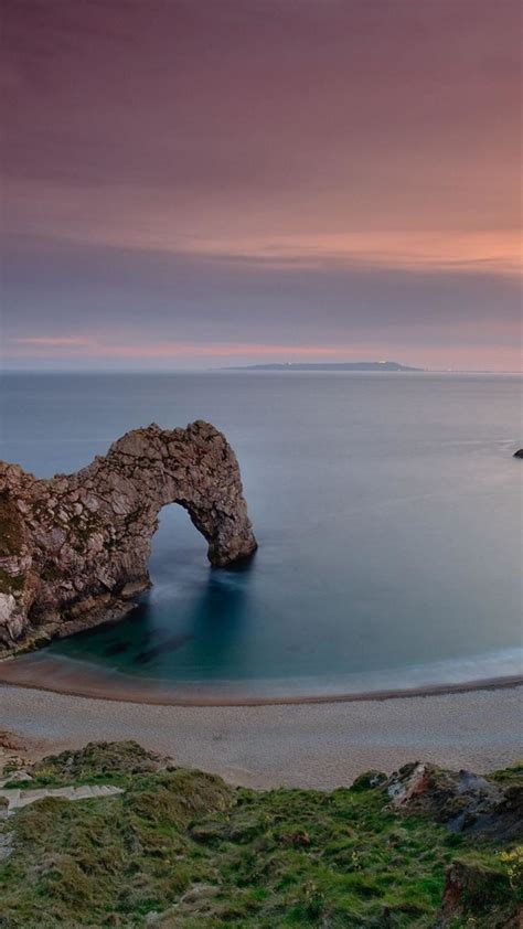 Sunrise At Durdle Door Jurassic Coast Dorset England Backiee