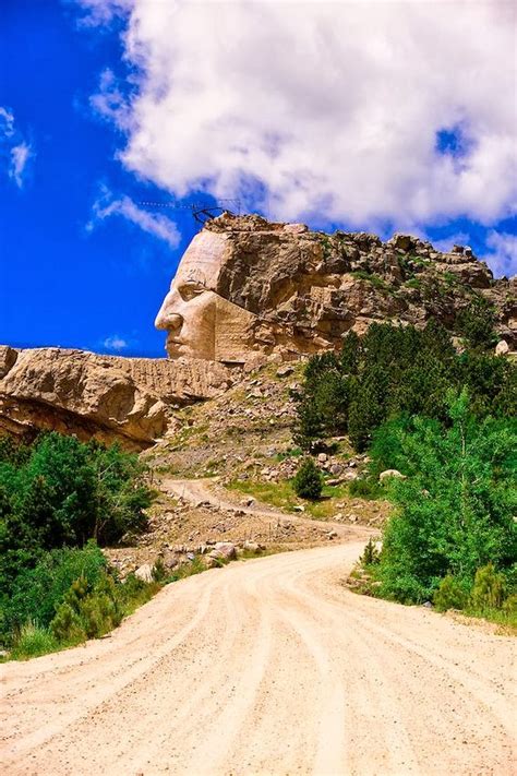 Stunning Views Crazy Horse Memorial Black Hills South Dakota Usa