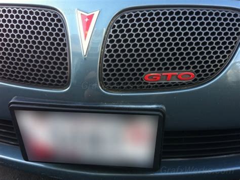 Gto 2004 2006 Gto Front Grille Badge Overlay