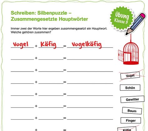 Zahlen und buchstaben schreiben lernen. Deutsch Übungsblätter Zum Ausdrucken : Arbeitsblatter Reimworter St Anna Kinderhaus