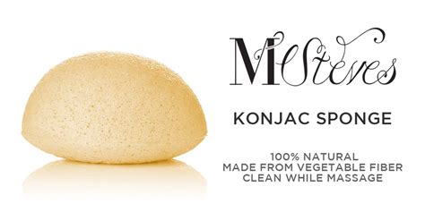 M Steves Konjac Sponge Is Made From Natural Vegetable Fibers And Is 100 Natural 100 Dye Free