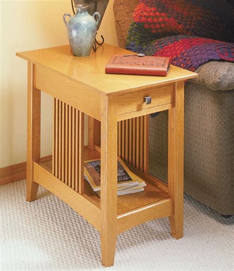 Plan is a reprint from issue 48 of today's woodworker magazine. Craftsman End Table Plans - Take a Closer Look | End table ...