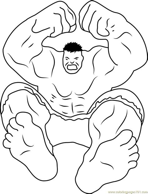 Discover our coloring pages for children to download in pdf or to print! Hulk Smash Coloring Page - Free Hulk Coloring Pages : ColoringPages101.com