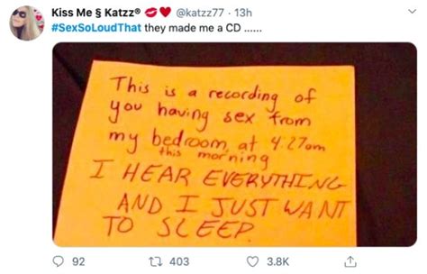 27 Crazy Responses To The Sex So Loud That Hashtag Gallery Ebaum
