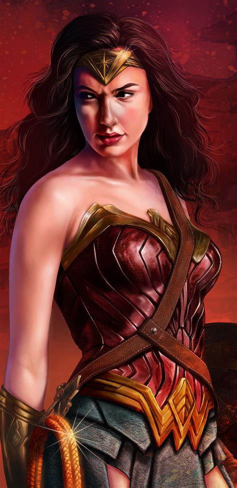 1440x2960 Wonder Woman 5k Gal Gadot Art Samsung Galaxy Note 98 S9s8