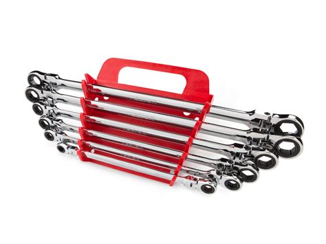 Buy Tekton Wrn77164 Extra Long Flex Head Ratcheting Box End Wrench Set