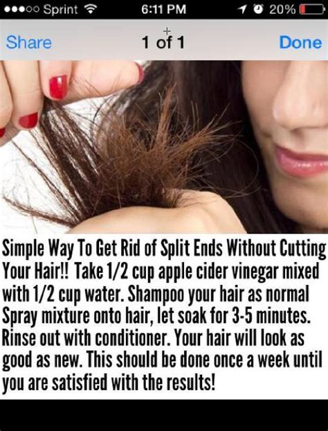 How To Get Rid Of Split Ends
