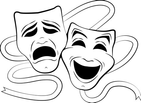 Mask Clipart Musical Theatre Mask Musical Theatre Transparent Free For