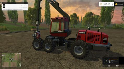Komatsu 941 Wood Harvester V10 Beta • Farming Simulator 19 17 22