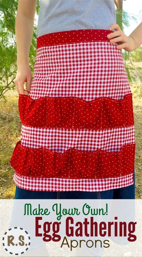 Egg Gathering Apron Pattern Sewing Egg Collecting Apron Apron