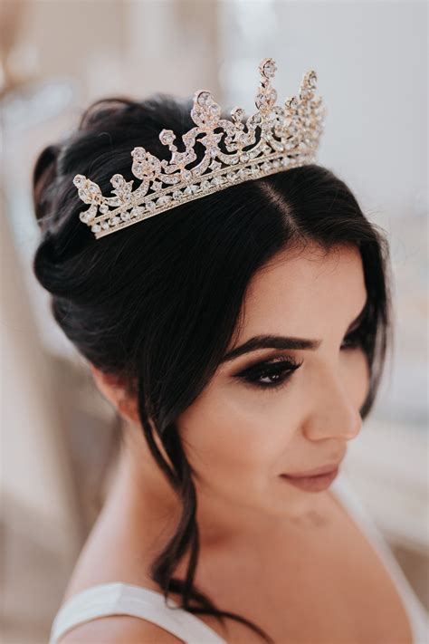 VALENTENA Swarovski Bridal Tiara Wedding Crown In 2021 Bridal Tiara