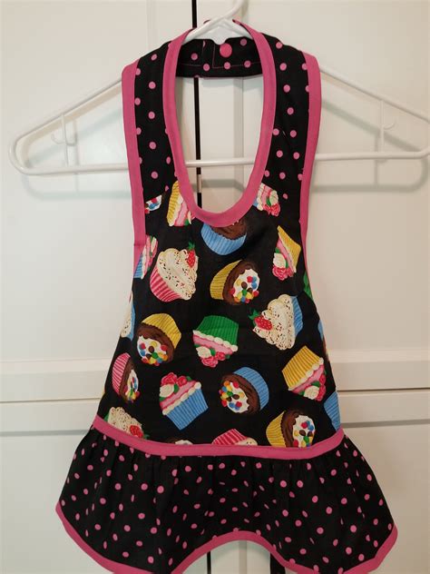 Hey Cupcake Little Childrens Baking Apron Size 4 6 Etsy Childrens